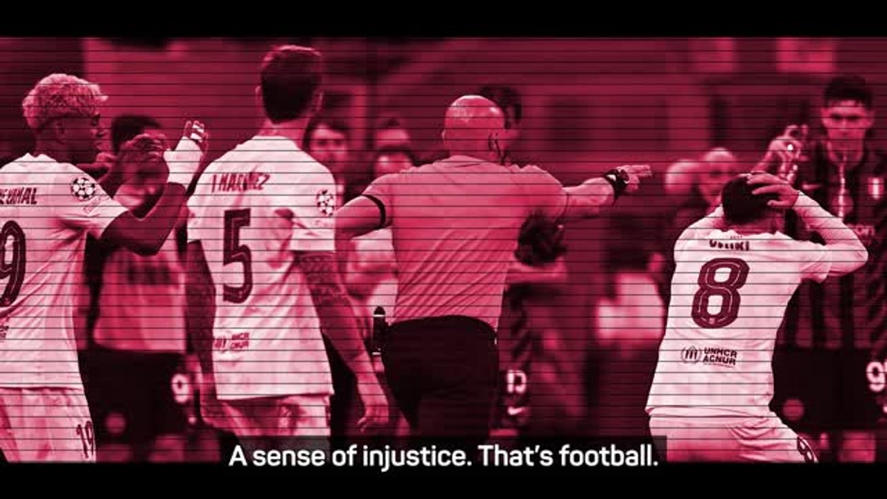Barcelona stars fume at referee after Champions League elimination