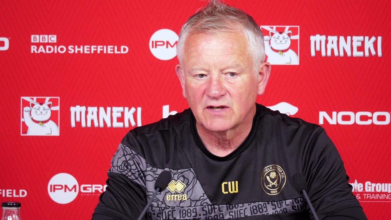 Chris Wilder previews Bristol City v Sheffield United