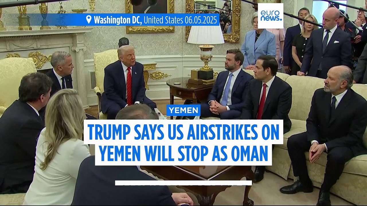 Trump says air strikes on Yemen will stop as Oman confirms ceasefire with Houthis