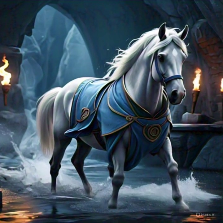 Horse at the Battle of Blackwater Bay| Winterfell's Crypts| Horse in the Dragonpit