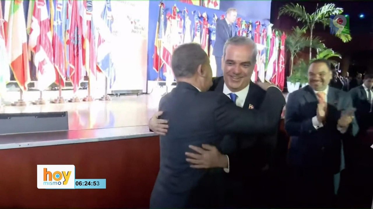 Polémico abrazo de Luis Abinader y Leonel Fernández | Hoy Mismo