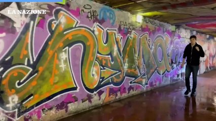 Firenze, a fuoco i libri di Marco nel sottopasso delle Cure