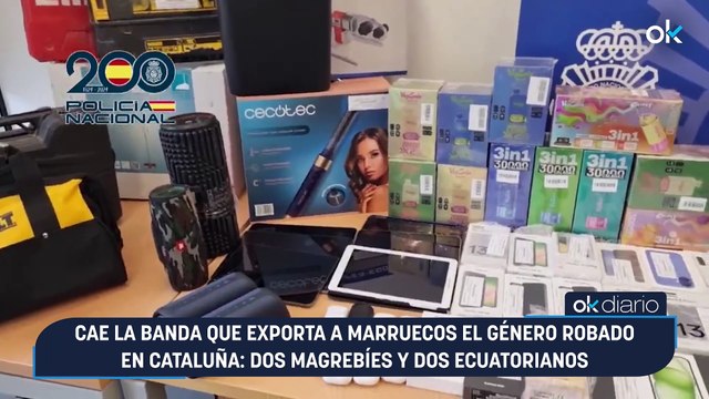 Cae la banda que exporta a Marruecos el género robado en Cataluña: dos magrebíes y dos ecuatorianos