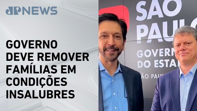 Tarcísio e Nunes vão se reunir para definir ações contra enchentes no Jardim Pantanal