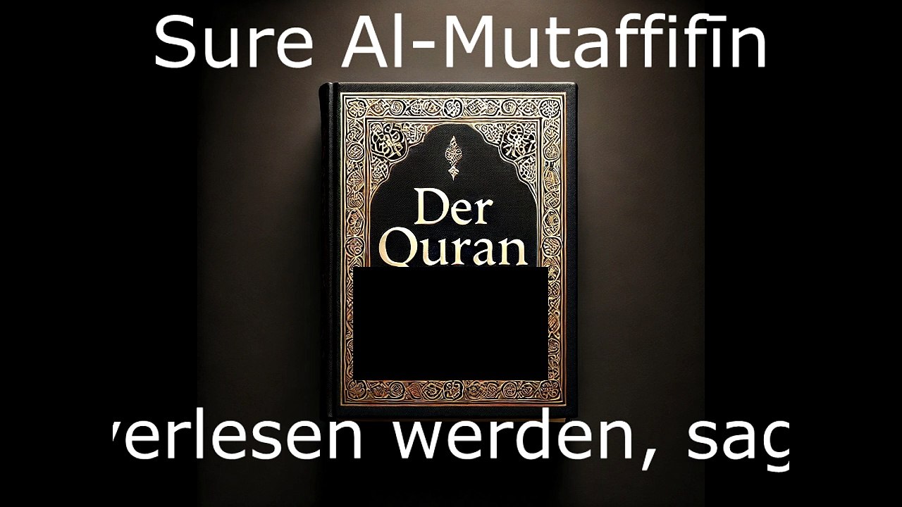 Juz amma- Quran-auf Deutsch gesprochen (Sure 78-114)