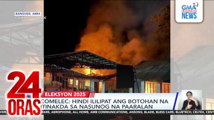 Comelec - Hindi ililipat ang botohan na itinakda sa nasunog na paaralan | 24 Oras