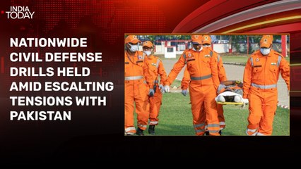 India conducts nationwide civil defence drills amid rising tensions with Pakistan