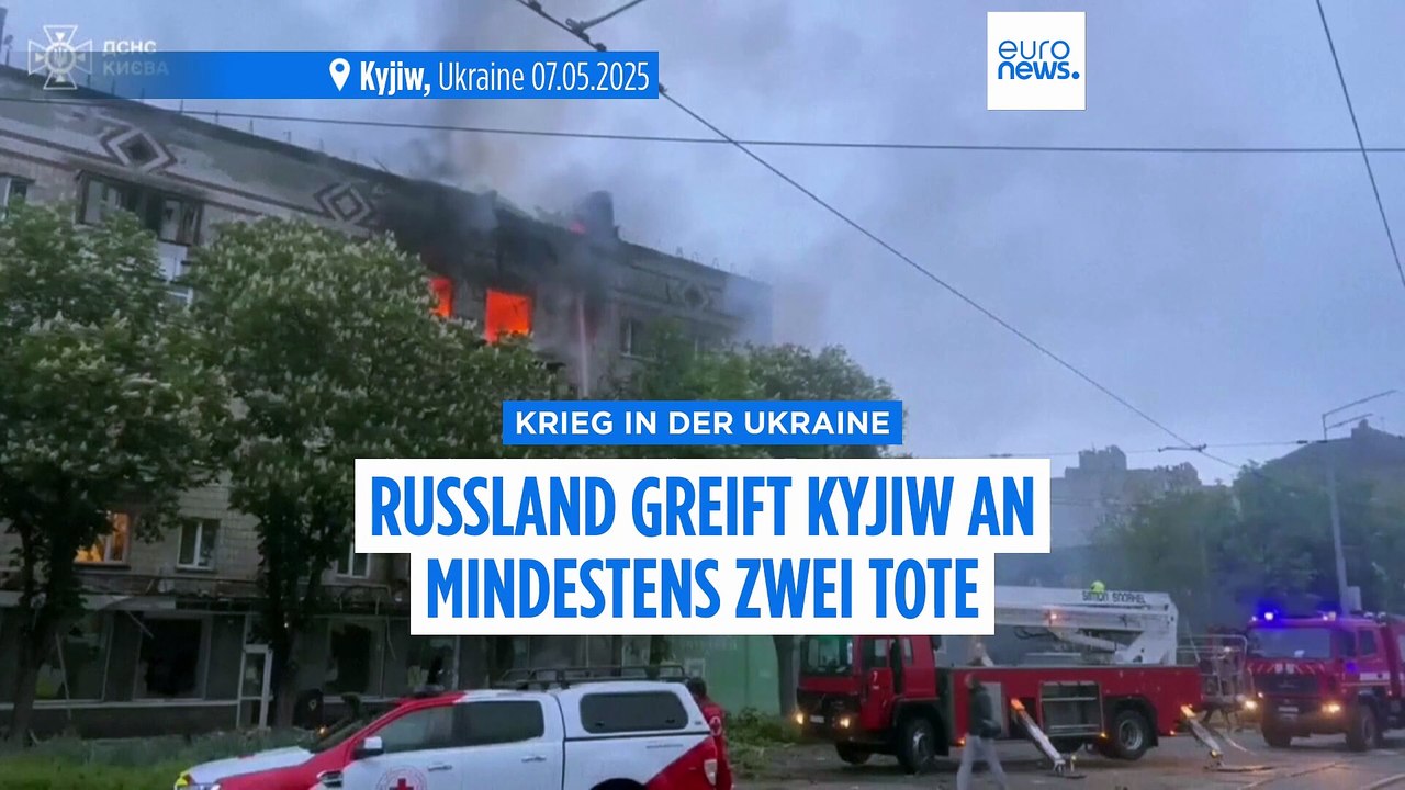 Kurz vor Weltkriegsgedenktag: Russland attackiert Kyjiw mit Drohnen, 2 Tote
