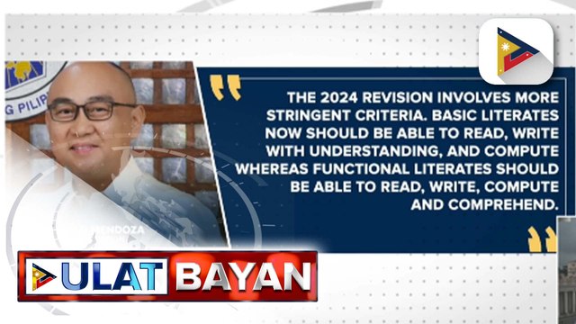 DepEd, nilinaw na hindi lang high school graduates ang kabilang sa lumabas sa survey na 18.9 million functionally illiterate