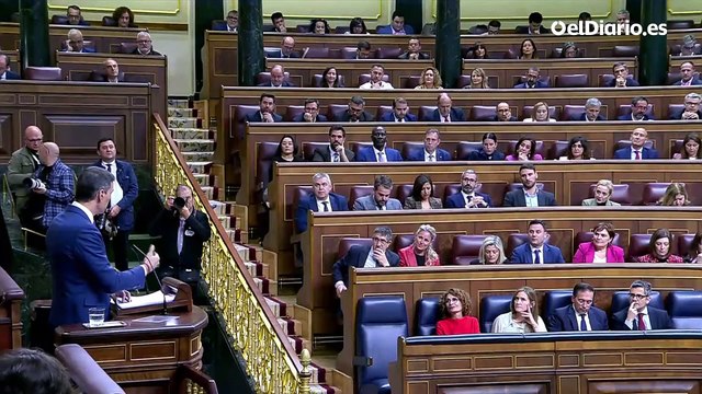 Sánchez reprocha a Feijóo que vaya a votar en contra del decreto contra los aranceles de Trump