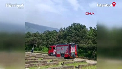 Sultangazi Kent Ormanı’nda yangın