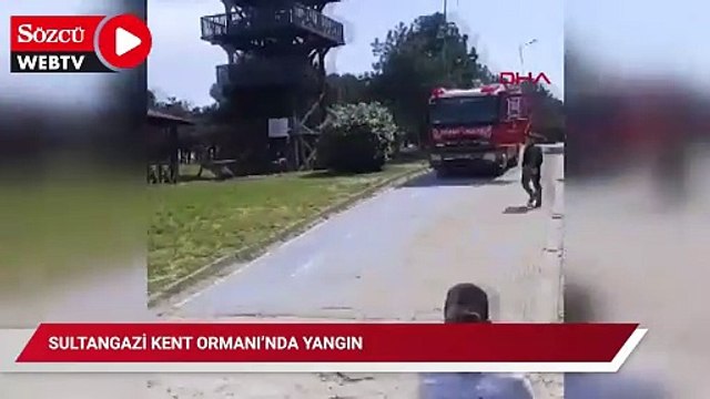 Sultangazi Kent Ormanı’nda yangın