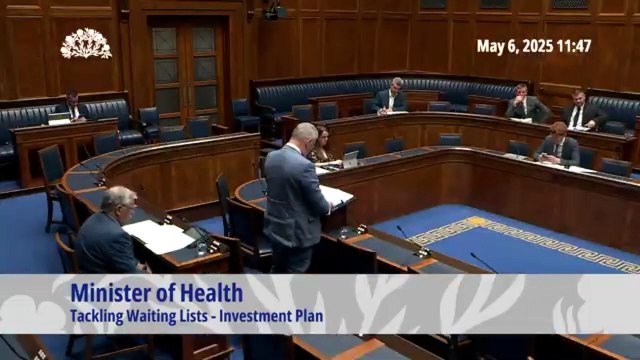 Health Minister Mike Nesbitt announces a series of initiative to cut waiting lists in the north.