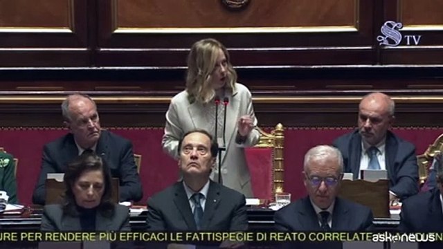 Meloni: Legge femminicidio riconosce specificità del reato
