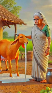 Grandma had a goat that gave a little milk 😭 #goat #animals #firebrigade😱 #facebookviral #foryouシ #BunnyAdventure #trend #amazingfacts #animation #indian #bestoftheday #trending #explore #cartoon #Amazing #shorts #AI #duck #animals @follwer @Highli