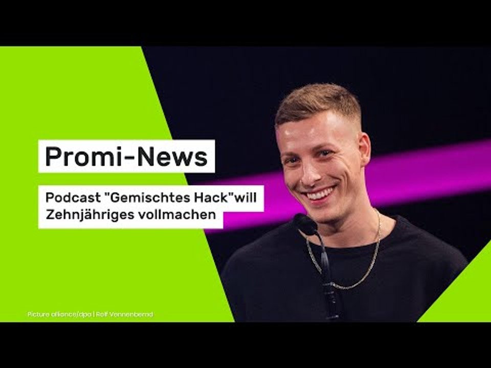 Promi-News: Podcast 'Gemischtes Hack' will Zehnjähriges vollmachen