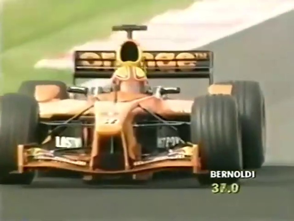 F1 – Enrique Bernoldi (Arrows Cosworth V10) lap in qualifying – Spain 2002