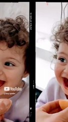 Babies first lemon taste challenge 🍋 #short