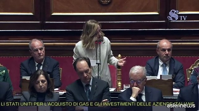 Meloni: su acquisto Gnl da Usa valutiamo in base a un nostro vantaggio