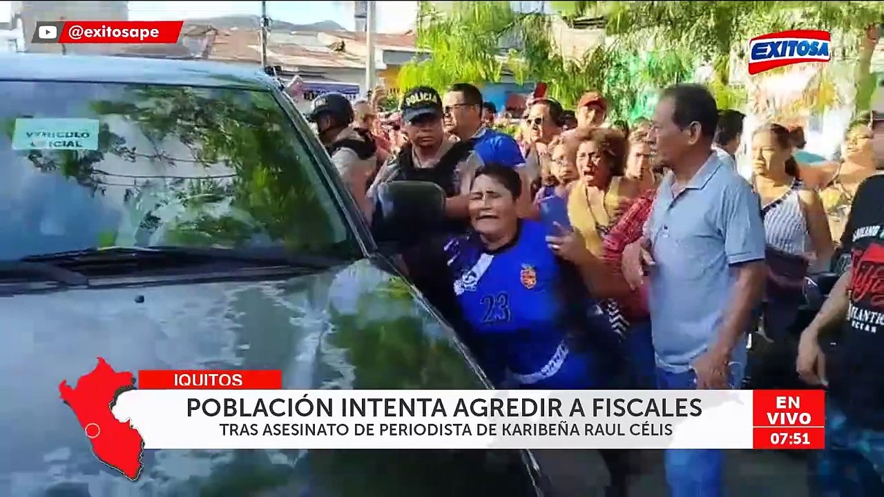 Raúl Celis: Ciudadanos intentan agredir a fiscales tras asesinato del periodista de Radio Karibeña