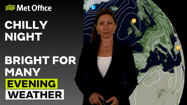 Met Office Evening Weather Forecast 07/05/25 – Cloudier east, clearer west