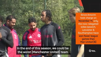 Man United can be worst team in PL history to win a European title - Amorim