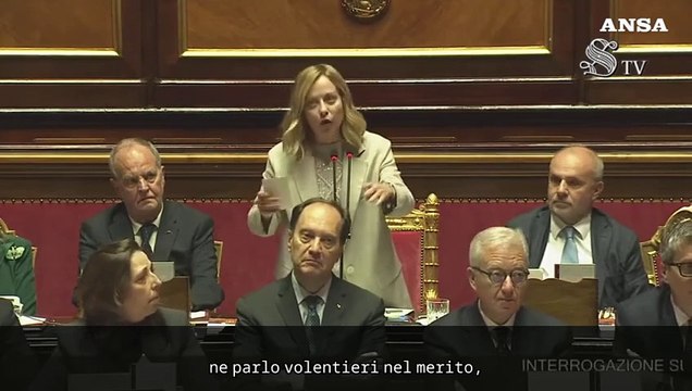 Meloni: Andremo avanti spediti su premierato e giustizia
