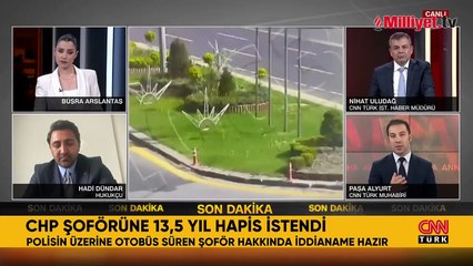 CHP'nin otobüs şoförü hakkında istenen ceza belli oldu