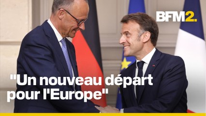 Ukraine, Gaza, Europe... la conférence de presse commune Emmanuel Macron/Friedrich Merz