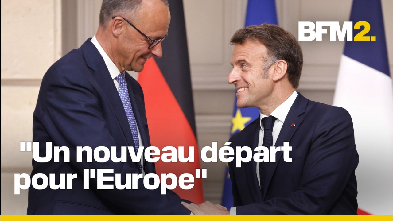 Ukraine, Gaza, Europe... la conférence de presse commune Emmanuel Macron/Friedrich Merz