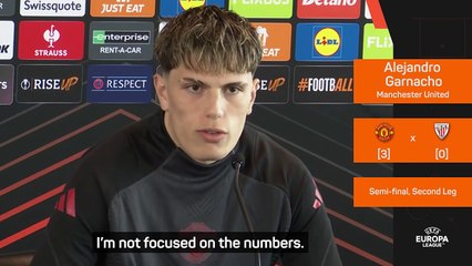 Garnacho 'not focused' on equalling Ronaldo record