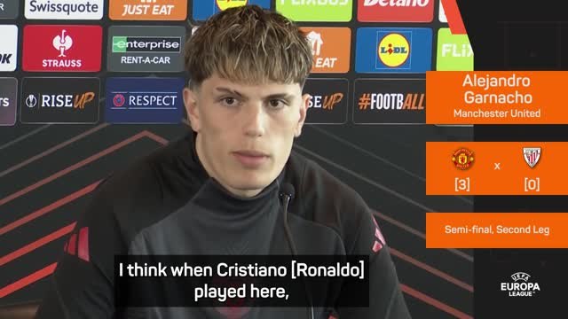 Garnacho 'not focused' on equalling Ronaldo record