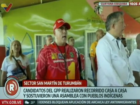 Guayana Esequiba | Candidatos del GPPSB realizan recorrido casa a casa y entregan medicamentos