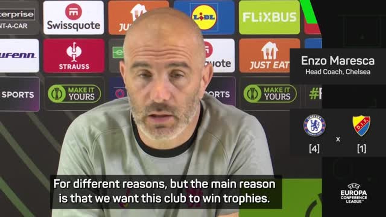 Maresca reiterates desire to lift the Conference League with Chelsea