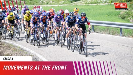 Movements at the front - Stage 4 - La Vuelta Femenina 25 by Carrefour.es