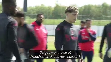 Garnacho quizzed on Manchester United future