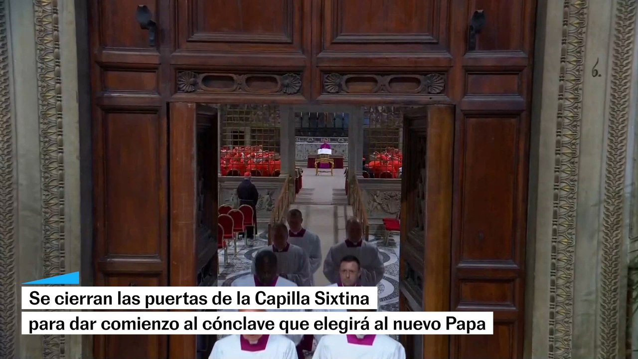 Se cierran las puertas de la Capilla Sixtina