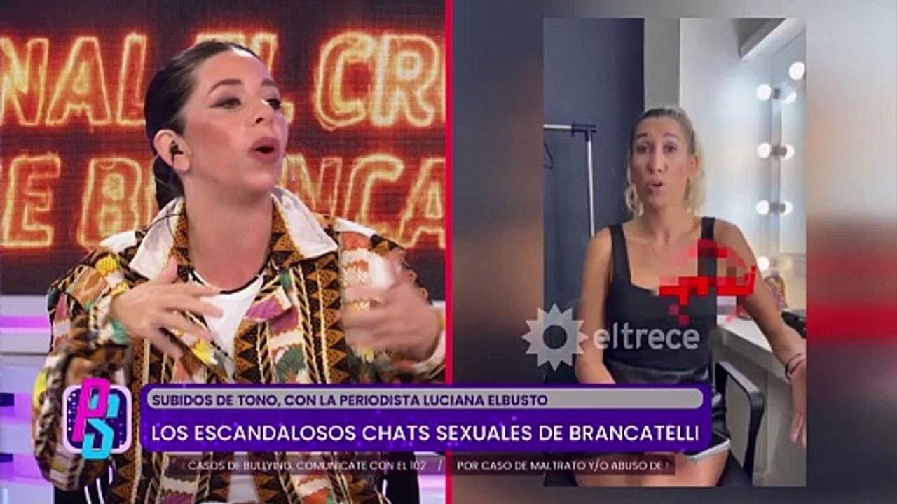 La reacción de la mujer de Brancatelli luego de que se filtraran los chats calientes con una amante