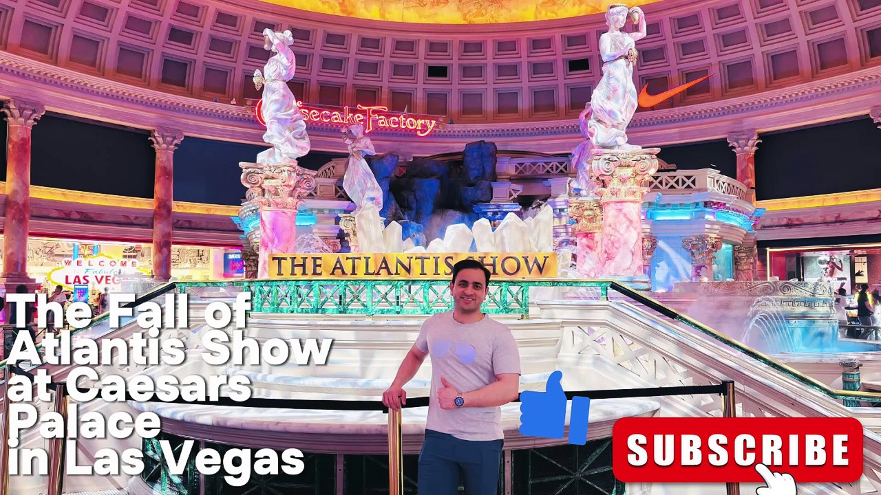 The Fall of Atlantis Show at Caesar’s Palace Vegas