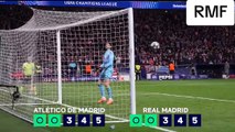 ركلات الترجيح بين ريال مدريد و أتليتيكو مدريد في دوري أبطال أوروبا 🤍🔥