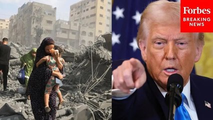 Trump Asked: 'Do You Support Israel's Plan To Conquer Gaza If Hamas Doesn't Agree To A Deal?'