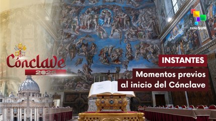 Cardenales comienzan a entrar en la Capilla Sixtina para iniciar Cónclave
