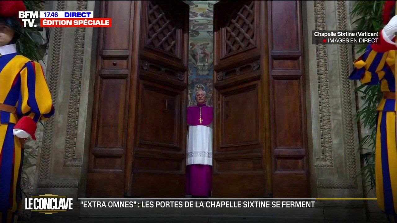 "Extra omnes": les portes de la chapelle Sixtine se ferment marquant le début du conclave