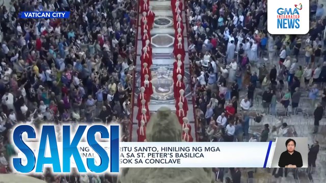 Tulong ng Espiritu Santo, hiniling ng mga cardinal sa misa sa St. Peter's Basilica bago sila pumasok sa conclave | Saksi