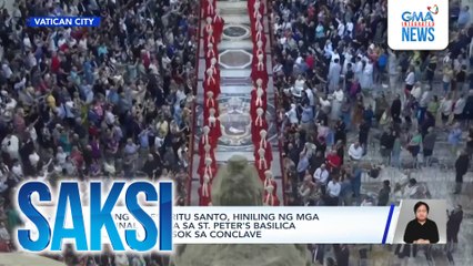 Tulong ng Espiritu Santo, hiniling ng mga cardinal sa misa sa St. Peter's Basilica bago sila pumasok sa conclave | Saksi