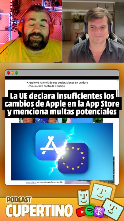 La UE declara insuficientes los cambios de Apple en la App Store y menciona multas potenciales