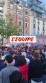 L'ambiance monte autour du Parc des Princes - Foot - C1 - PSG
