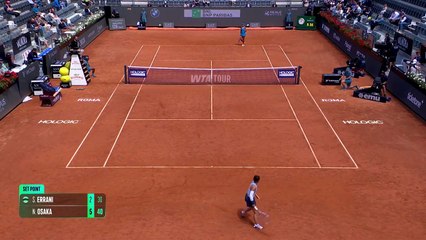 Osaka cruises into second round of Italian Open