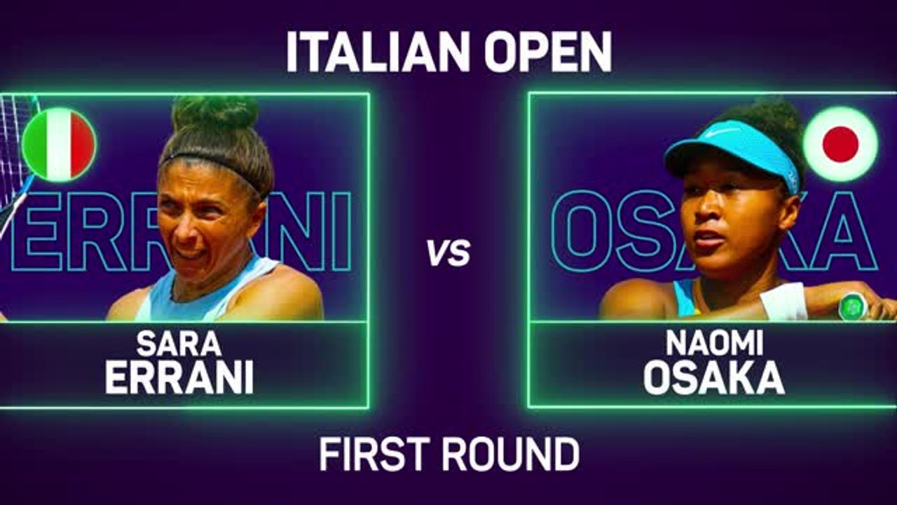 Osaka cruises into second round of Italian Open