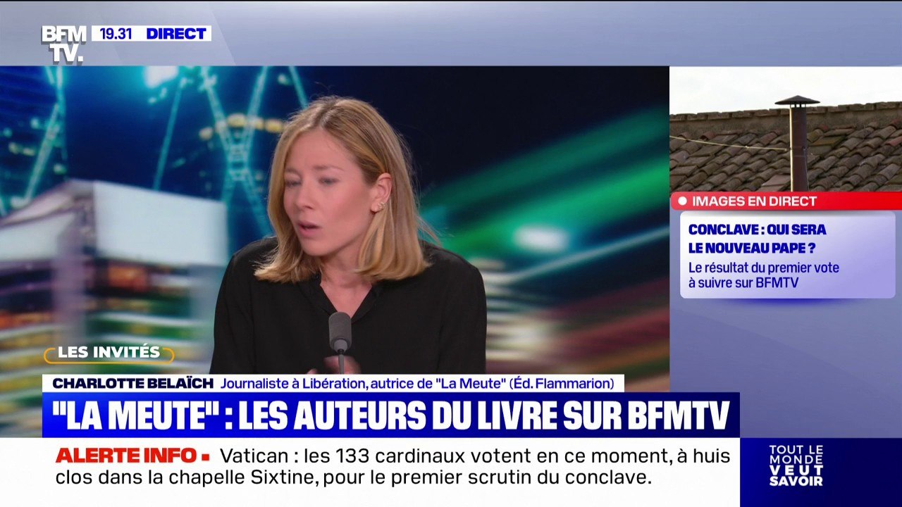 "La Meute": "Il y a eu des formes de pressions, une mise à l'écart qui a commencé avant même l'écriture du livre, à cause d'articles que j'avais écrits", affirme Charlotte Belaïch, autrice du livre